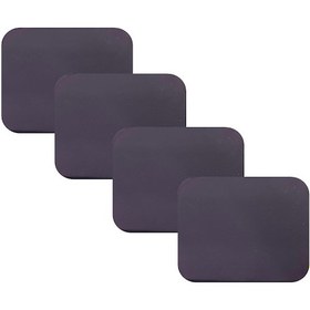 Resim Knsz oturma minderi 4 lü zengin&mağrur&uslu mor suni deri tel bar sandalyesi için 