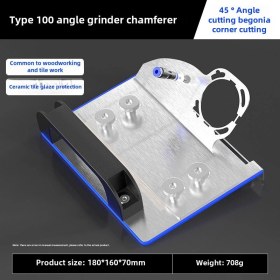 Resim Skycity 100 Tipi Taş Ve Ahşap 45 Derece Kesim Aleti - Taşcı Ve Oduncu İçin Taşınabilir Nikrom Çelik Köşe Kesici 