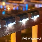 Resim Güneş Enerjili LED Adım Işıkları - IP65 Su Geçirmez, Dayanıklı Plastik, Dış Mekan Yolu ve Bahçe Dekoru, Merdivenler için Gece Güvenliği, Bahçe Yolu Aydınlatması | Modern Dış Mekan Aydınlatması | Güneş Enerjili Işıklar 