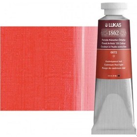 Resim Lukas 1862 37 ML Yağlı Boya Seri:3 No:0072 Kadmium Kırmızı Açık 