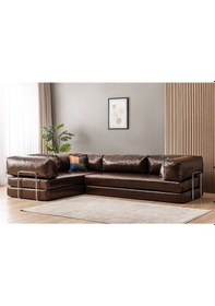 Resim Good Night Deri Legom Köşe Koltuk Acı Kahve 