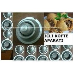 Resim Içli Köfte Yapma Aparatı Kıyma Makinası Metal 10 Ve 12 No Için 