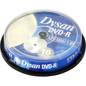 Resim Dysan DVD-R 4.7GB 8X Cakebox 10'lu Paket 