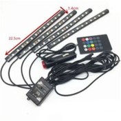 Resim Teknotik Ayak Altı 12 Ledli Sese Duyarlı Kumandalı Neon Led Aydınlatma 