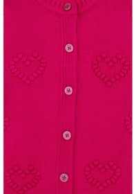 Resim U.s. Polo Assn. Kız Çocuk Fuşya Hırka Triko 50316277-vr023 Fusya 