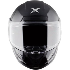 Resim Axor Saber Sc Full Face Motosiklet Kaskı Parlak Siyah 