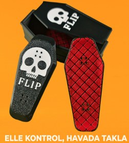 Resim Creva Kickflip Mıknatıslı Kaykay Stres Oyuncağı- Vampir Tabutu (KUTULU) 