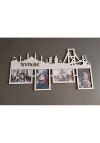 Resim Modern Çoklu Çerçeve 4 Fotoğraflık Kişiye Özel Renk 2337 