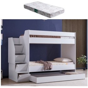 Resim Ranza, Martin Yavrulu Ranza - Beyaz 1 Adet Comfort Yatak 240 CM 