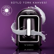Resim Karaca Hatır Mod Sütlü Türk Kahve Makinesi Mor 