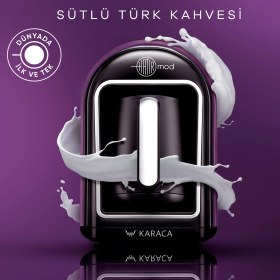 Resim Karaca Hatır Mod Sütlü Türk Kahve Makinesi Mor 