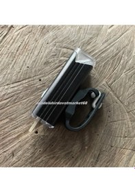 Resim Mac Metal Gövde Led Bisiklet Feneri Şarjlı Bisiklet Lambası Klipsli 4 Farklı Beyaz 