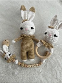 Resim Amigurumi Tavşan Yenioğan Set 