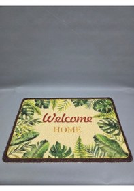 Resim Hijyenik Kıvırcık Paspas 40x60 Cm - Islaklık Emici Kapı Önü Paspası Ekru 