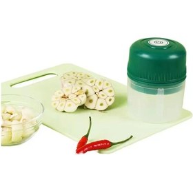 Resim Yeni Elektrikli Mini Sarımsak Kıyıcı Usb Kıyma Makinesi Sağlam 