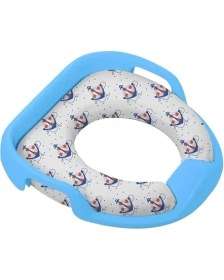 Resim AyrStore Buğz Softy Jumbo Kids Çocuk-Bebek Yanlardan Tutmalı Yumuşak Süngerli Klozet Kapağı Adaptörü 