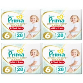 Resim Premium Care Külot Bebek Bezi 6 Beden 112 Adet Ekstra Large 15+ Kg 