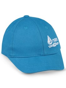 Resim Civil Boys Marine Nakış 2-5 Yaş Çocuk Erkek Kep Şapka - Mavi - Mavi / Standart 