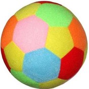 Resim Funtree 17 Cm Renkli Pamuk Sünger Futbol Topu, Yumuşak Ve Güvenli Oyuncağı, Çok Renkli, Bebek-çocuk İçin, Boyutu 4, Açık/kapalı Kullanım Çok Renkli 