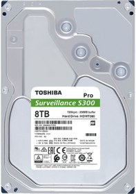 Resim Toshiba 3,5" 8tb S300 Pro 256mb Hdwt380uzsva 7200rpm Sata 3 7/24 