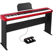 Resim Fenix C-811 Taşınabilir Dijital Piyano Seti (Kırmızı) 