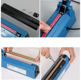 Resim VI'ORIO 30 cm Poşet Ağzı Kapama Yapıştırma Makinesi (Metal Gövde) 