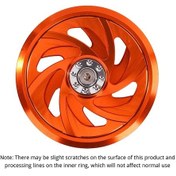 Resim Motion003 Mozuki Motorcycle Motor Soğutucu Fan Kapağı Orange - Pulsar Ns200, Akt Nkd İçin 