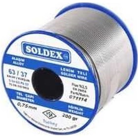 Resim Sn63 Pb37 Lehim Teli - 0.75mm 200gr 