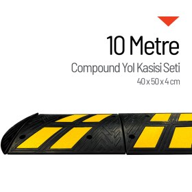 Resim İleri Trafik Compound Yol Kasisi Seti 10 Metre 