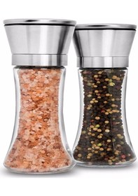 Resim Çarşıhan Karabiber Tuz Öğütücü Değirmeni Tuzluk 2 Adet 