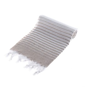 Resim Alagra Pamuklu Peştamal 100x170 cm Bej 