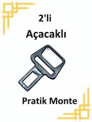 Resim Tüm Araçlara Uyumlu Açacaklı Oto Emniyet Kemer Aparatı 2 Adet 