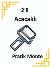 Resim Tüm Araçlara Uyumlu Açacaklı Oto Emniyet Kemer Aparatı 2 Adet 