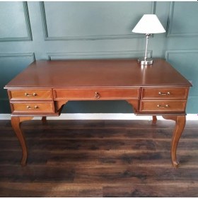 Resim Masifart_Mobilya Masifart Loren Çalışma Masası 140 Cm Açık Ceviz 