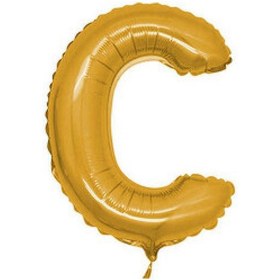 Resim Folyo balon harf c altın 40 inc p1 