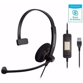 Resim Sennheiser Sc 30 Usb ml Mono Kulak Üstü Kulaklık 