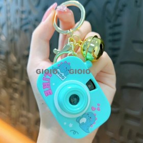 Resim Silver1 Yeni Sevimli Çizgi Film Işıklı Işık Kulomi Büyük Kulak Köpek Hediye Kutusu Anahtarlık Araba Okul Çantası Dıy Kolye Hediye (Yurt Dışından) 