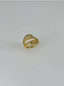 Resim Ieg - 14 K Gold Kaplama Zirkon Taşlı Yüzük Elk-bjtıeg Çok Renkli 44483205 