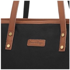 Resim Kanvas Kumaş Kadın Omuz Çantası Smart Bags 1330 Siyah 
