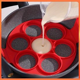 Resim Çok Yönlü Silikon Pancake Yapıcı - 7 Benzersiz Şekil, Yapışmaz Pişirme & Yumurta Halkası Aile Yemekleri ve Restoran Kullanımı İçin, Mutfak Aletleri 