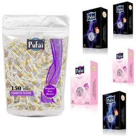 Resim Pufai Sigara Filtresi Katran Süzen Normal Boy Ağızlık 8mm Uyumlu 280 Adet 1 Paket 5 Kutu 