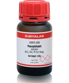 Resim Kimyalab Fenolftalein Toz Phenolphthalein Indicator 100 G 