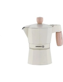 Resim PremiumPort Şık Beyaz Moka Pot Seti, 150 Ml, Pratik ve Şık Kahve Keyfi 