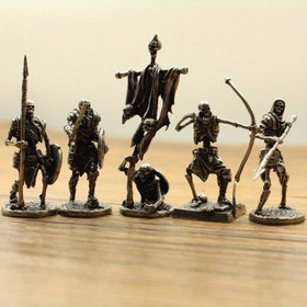 Resim 1 adet Retro Metal İskelet Legion Figürü, Koleksiyonluk Kafatası Askeri Model, Çok Yönlü İç ve Dış Mekan Dekoru, Elektrik Gerektirmez 