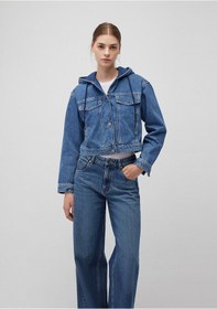Resim Mavi - Jemma Kolej Indigo Mavisi Jean Ceket 1110398-87774 Mavi 