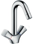 Resim Hansgrohe Logis 2-Volanlı Lavabo Bataryası 150 Kumandalı Krom 712 
