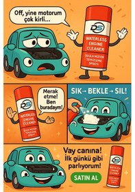 Resim Ds Susuz Motor Temizleme Spreyi / Motor Parlatıcı 500 Ml 