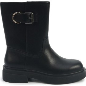 Resim Nine West Caraca 5pr Siyah Kadın Düz Bot 000000000102012295 Siyah 