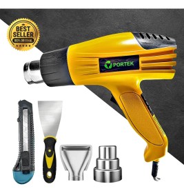 Resim Proxtech Profesyonel Bakır Sargılı 2 Kademeli Isı Ayarlı Sıcak Hava Üfleme Tabancası 