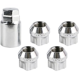 Resim Samdoo Tesla Model S/3/x/y İçin Paslanmaz Çelik Jant Kilit Seti - M14 X 1.5 Vida Ölçüsü 